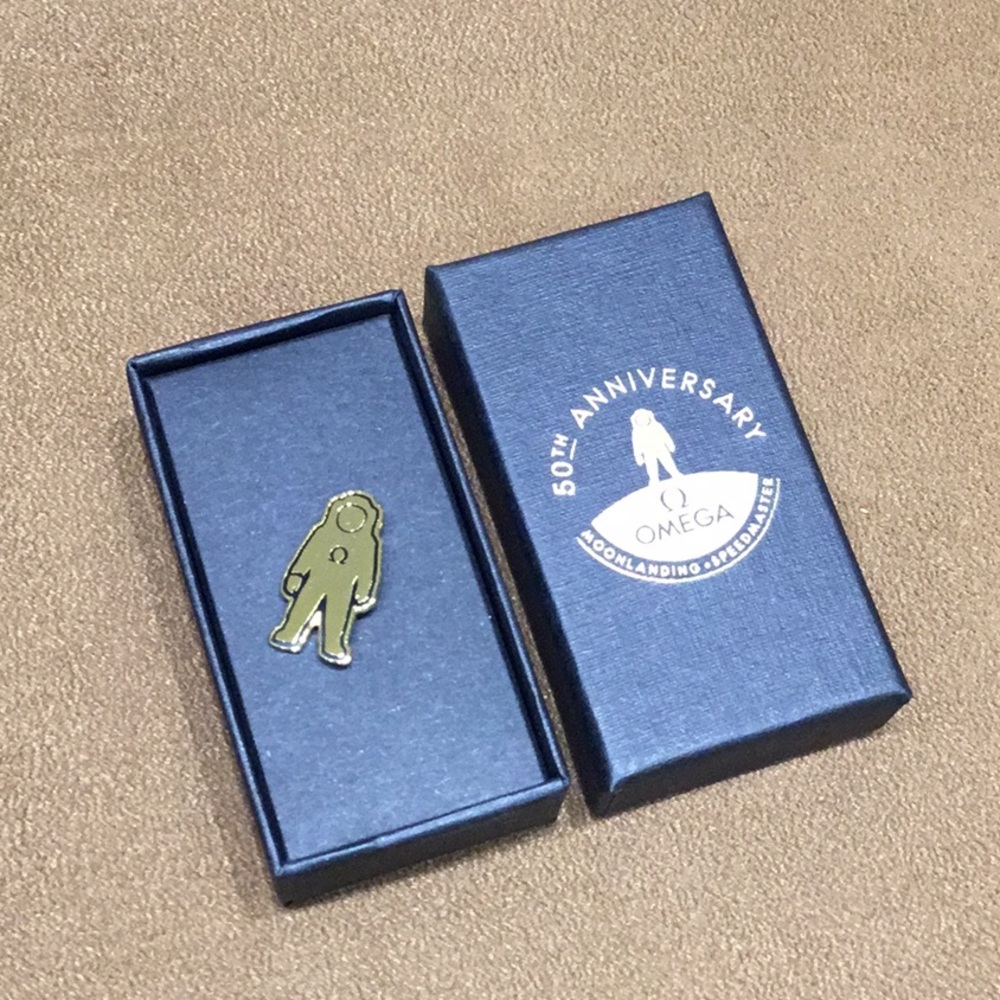 Omega 50th Anniversary Moonlanding Speedmaster Tie Pin
